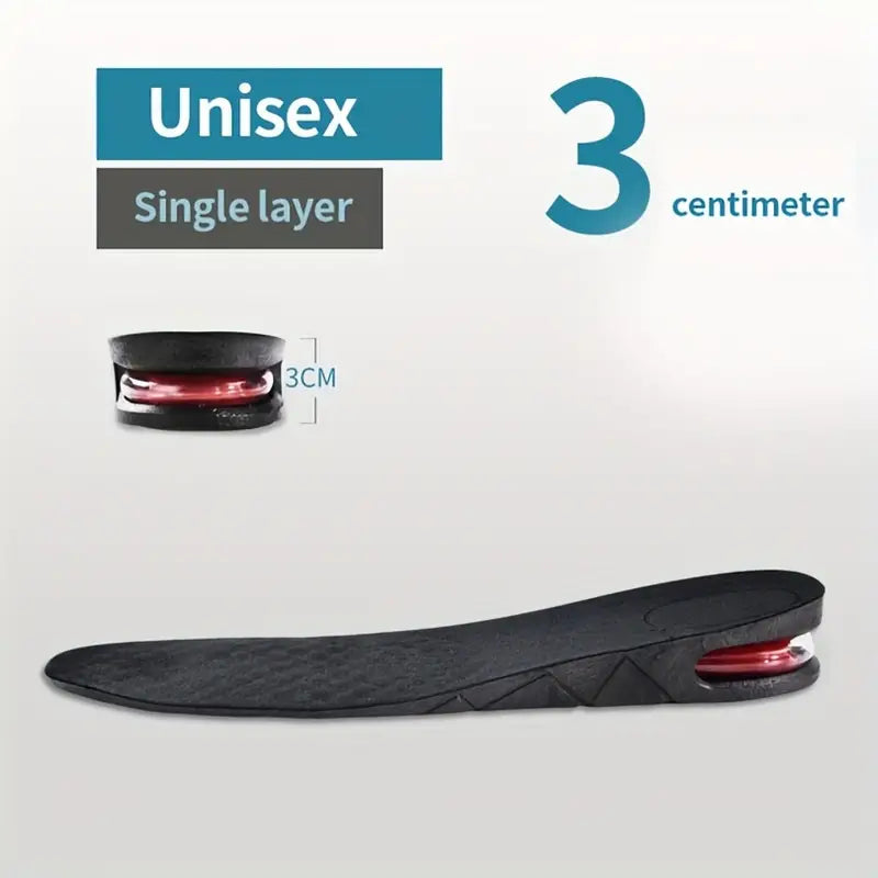 Height Increase Insole, 3-Layer for Men & Women