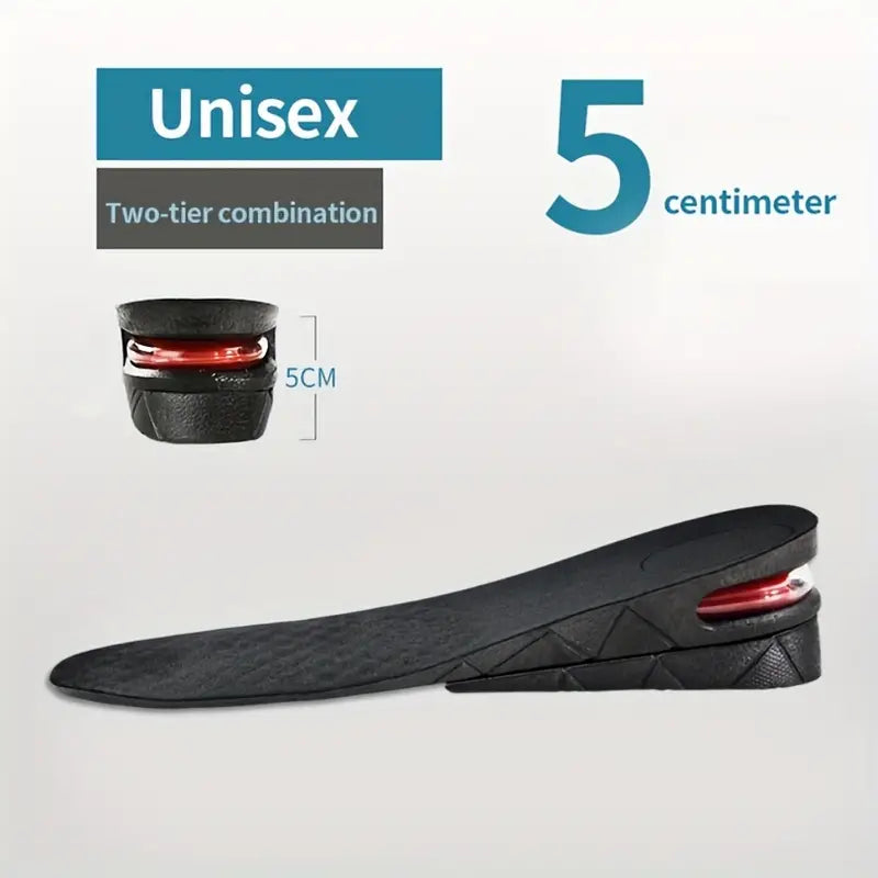 Height Increase Insole, 3-Layer for Men & Women